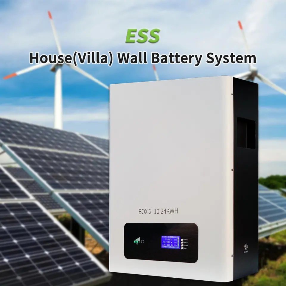 48V 200ah Solar Residential Battery Storage Solution Wall Mounted Battery