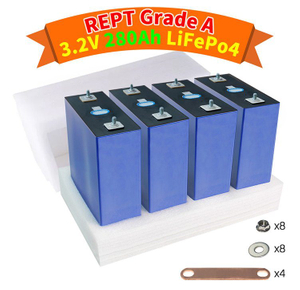 Class a New 4PCS Square Lithium Iron Phosphate Battery 3.2V 50ah 200ah 280ah Lithium Ion Battery Square Lithium Iron Phosphate Battery 100ah Battery