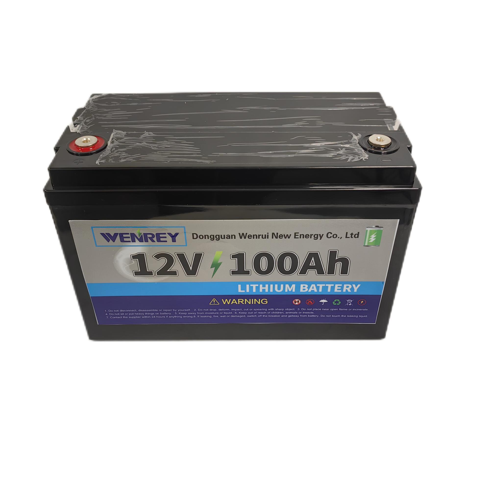12V 100ah Lithium Battery Solar Energy Storage Solar-Powered RV Energy Storage